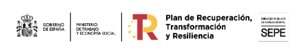 Plan de recuperación, transformación y resilencia, gobiernode España, SEPE